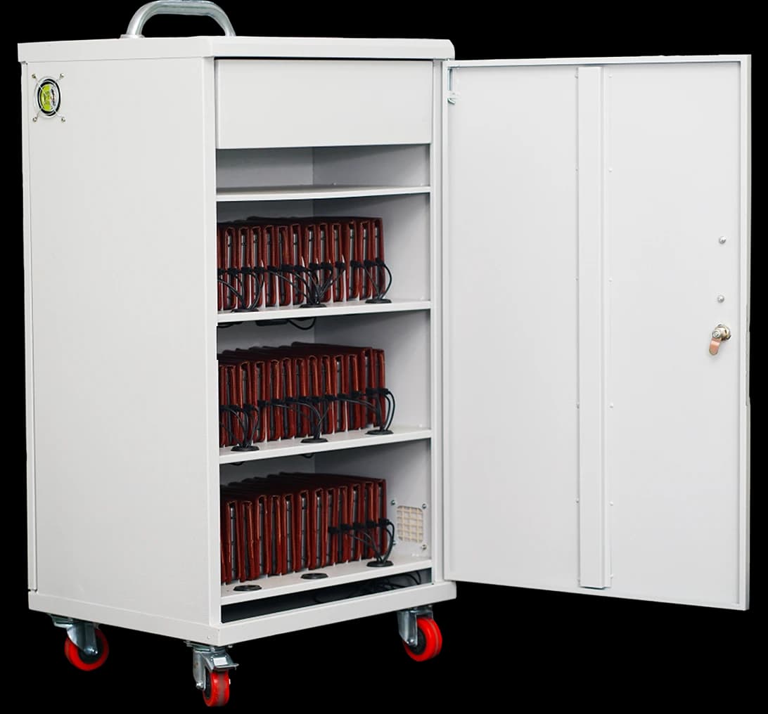iPrep Digital Library shared device cabinet