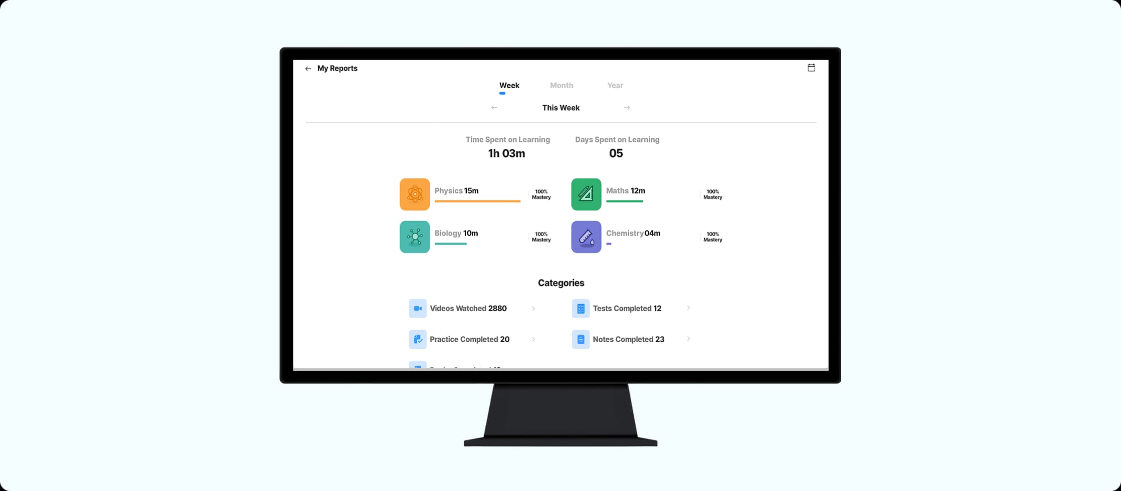 Student LMS activities recorded offline